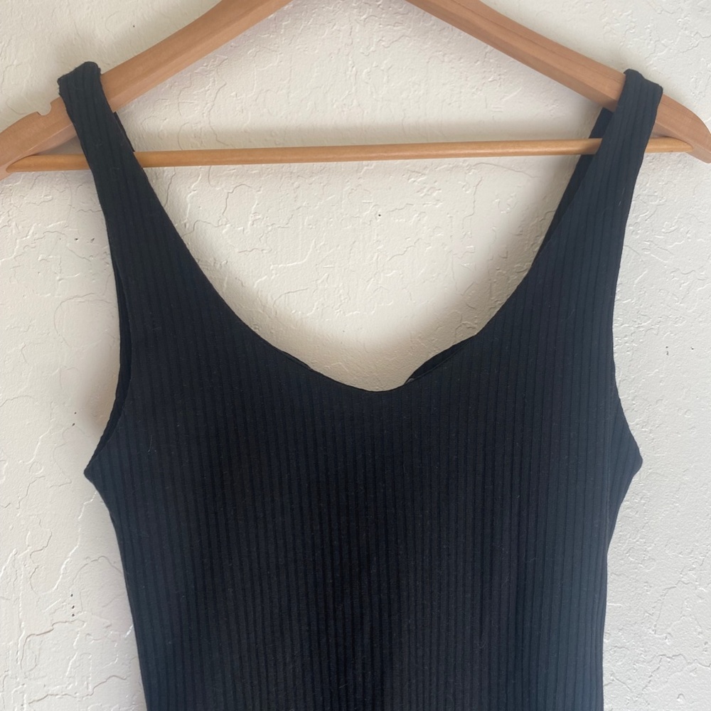 Zara Black Ribbed bodysuit with snap closures - size small - RUNS SMALL - Picture 3 of 5